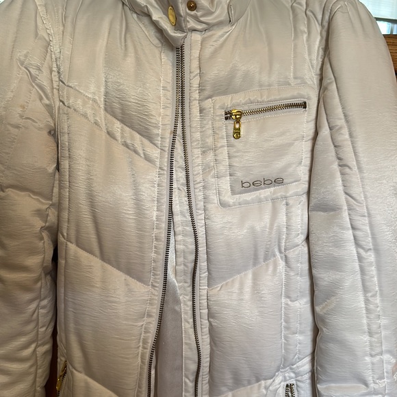 White Bebe Puffer Coat - Picture 12 of 12